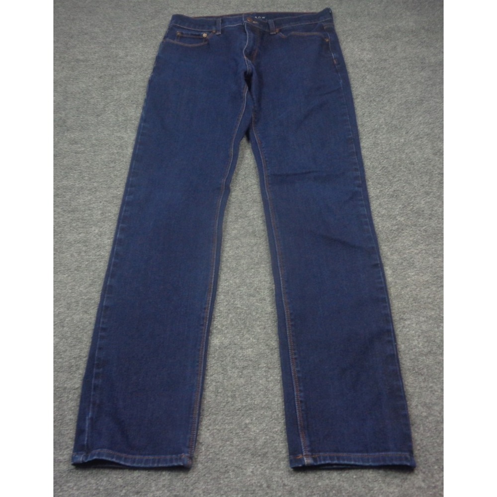 Men's Slim Straight Jeans - Dark Blue